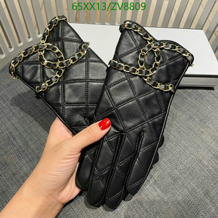 Gloves-Chanel, Code: ZV8809,$: 65USD