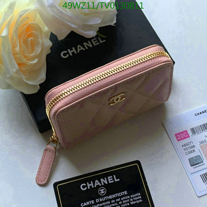 Chanel Bags ( 4A )-Wallet-,Code: TV0130811,$: 49USD