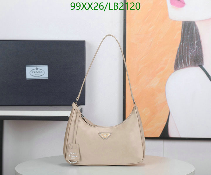 Prada Bag-(Mirror)-Re-Edition 2000,Code: LB2120,$: 99USD