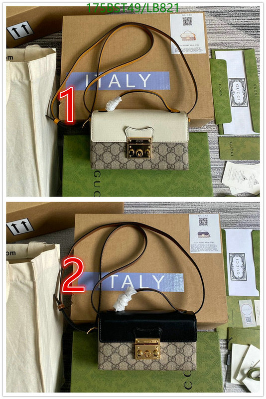 Gucci Bag-(Mirror)-Padlock,Code: LB821,$: 175USD