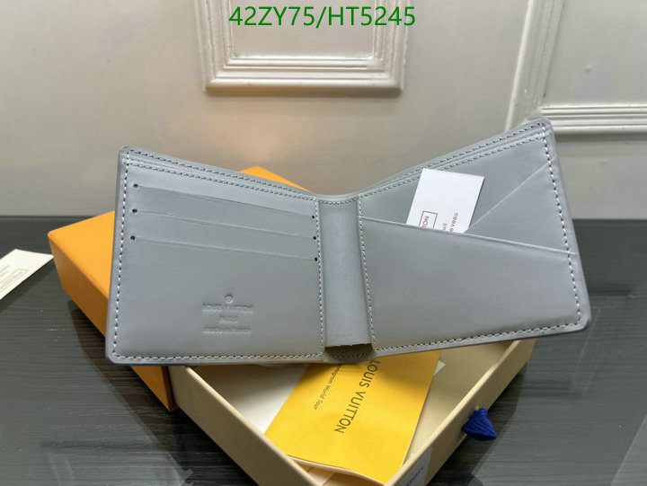 LV Bags-(4A)-Wallet-,Code: HT5245,$: 42USD