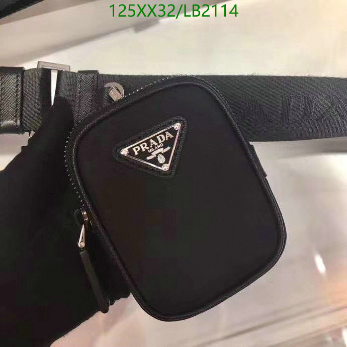 Prada Bag-(Mirror)-Diagonal-,Code: LB2114,$: 125USD