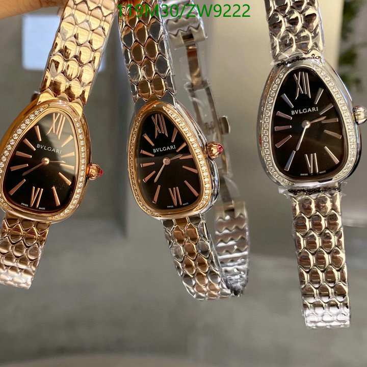 Watch-4A Quality-Bulgari, Code: ZW9222,$: 119USD