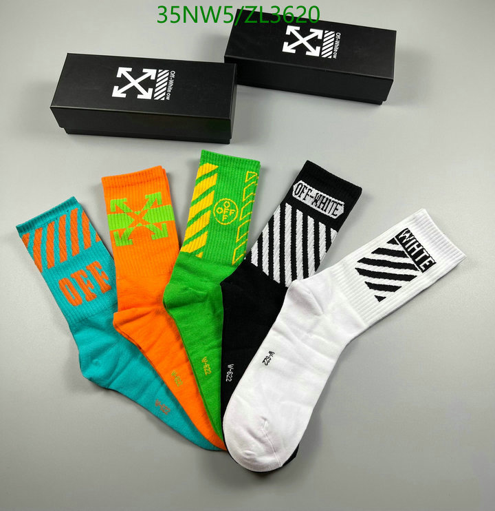 Sock-Off-White, Code: ZL3620,$: 35USD