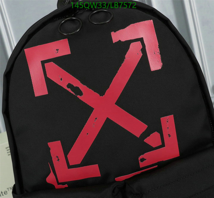 Off-White Bag-(Mirror)-Backpack-,Code: LB7572,$: 145USD