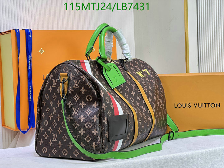 LV Bags-(4A)-Keepall BandouliRe 45-50-,Code: LB7431,$: 115USD
