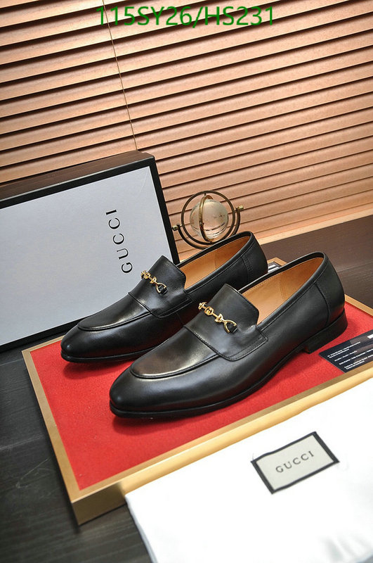 Men shoes-Gucci, Code: HS231,$: 115USD