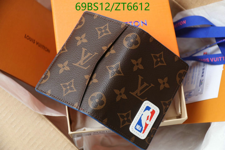 LV Bags-(Mirror)-Wallet-,Code: ZT6612,$: 69USD