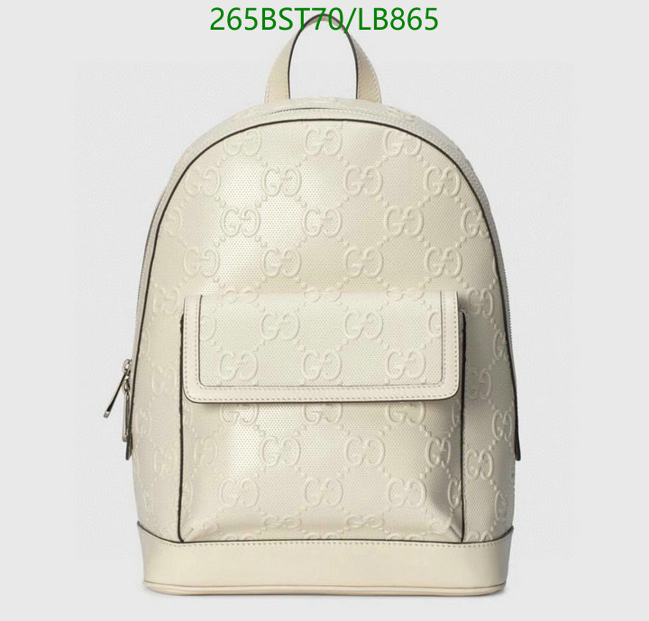 Gucci Bag-(Mirror)-Backpack-,Code: LB865,$: 265USD