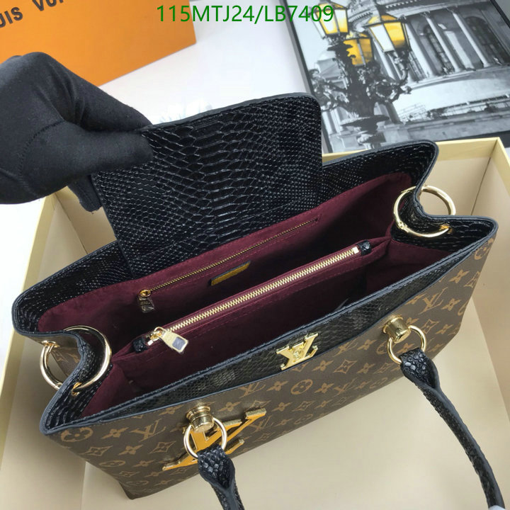 LV Bags-(4A)-Handbag Collection-,Code: LB7409,$: 115USD