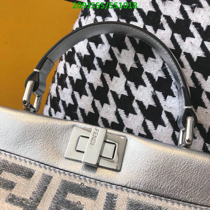 Fendi Bag-(Mirror)-Handbag-,Code: SS1018,