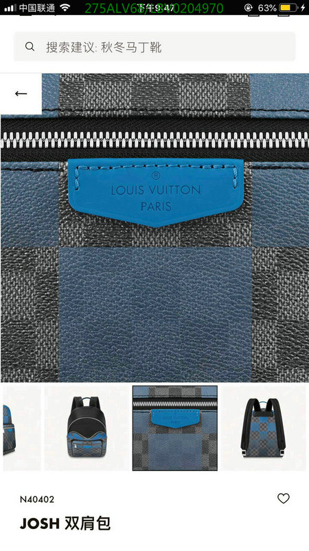 LV Bags-(Mirror)-Backpack-,Code: LBV0204970,$: 275USD