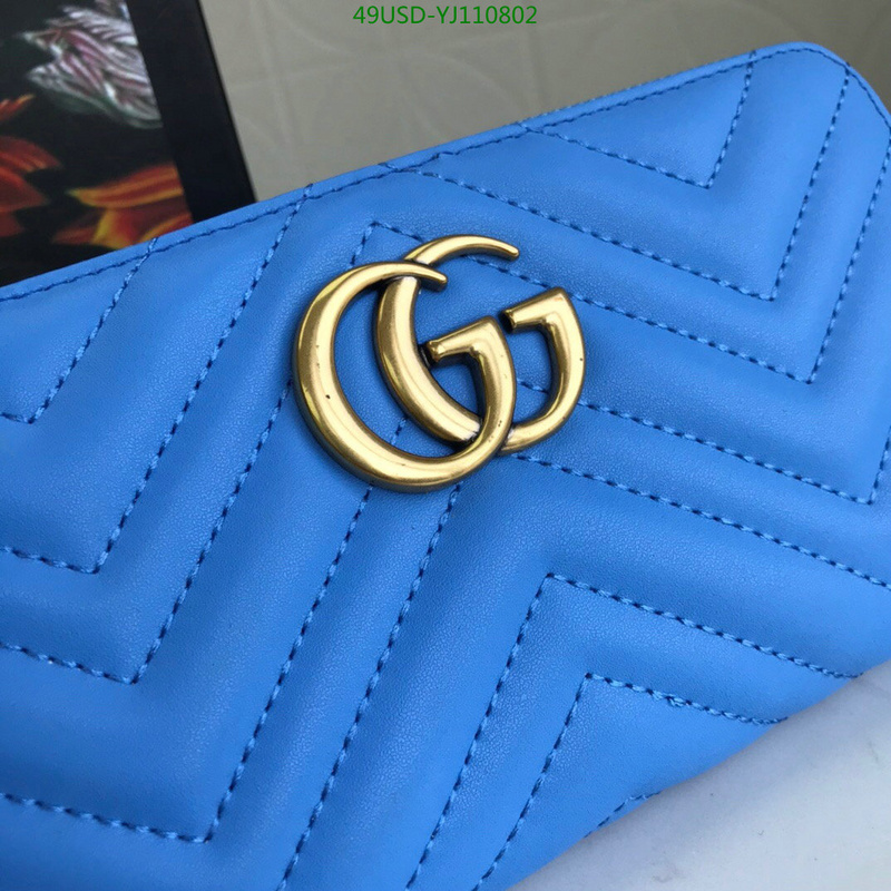 Gucci Bag-(4A)-Wallet-,Code: YJ110802,$:49USD