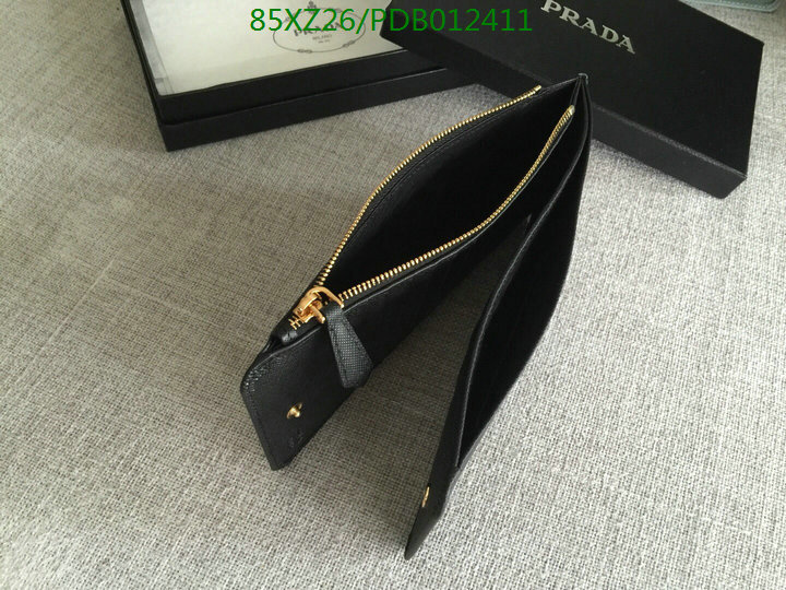 Prada Bag-(Mirror)-Wallet-,Code: PDB012411,$:85USD