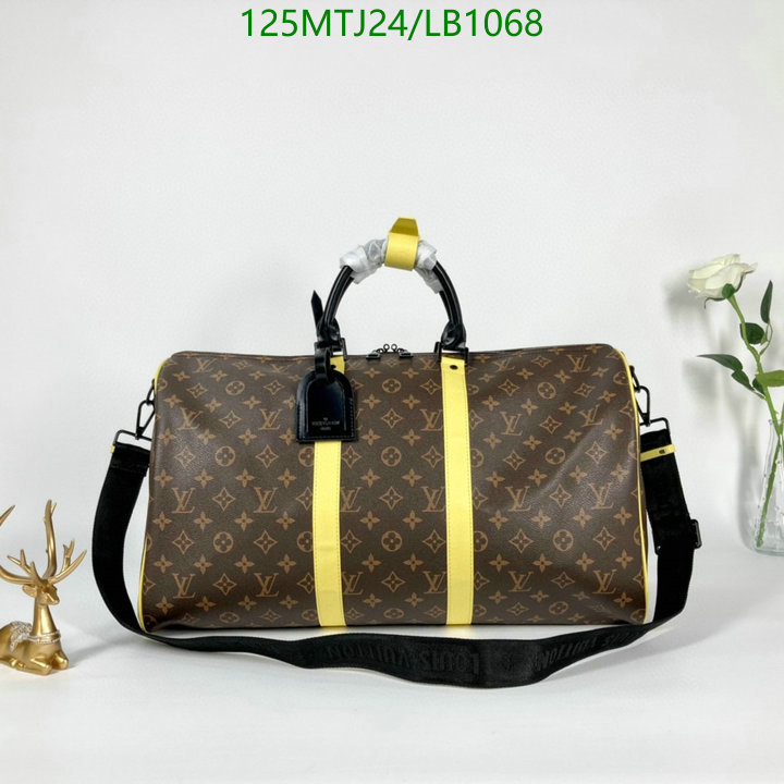 LV Bags-(4A)-Keepall BandouliRe 45-50-,Code: LB1068,$: 125USD