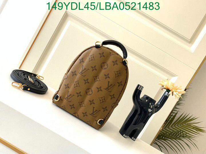 LV Bags-(Mirror)-Backpack-,Code:LBA0521483,$: 149USD