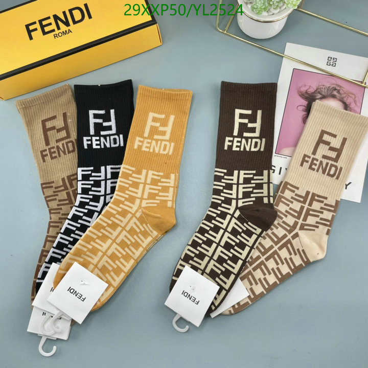 Sock-Fendi, Code: YL2524,$: 29USD