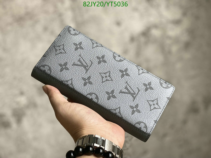 LV Bags-(Mirror)-Wallet-,Code: YT5036,$: 82USD