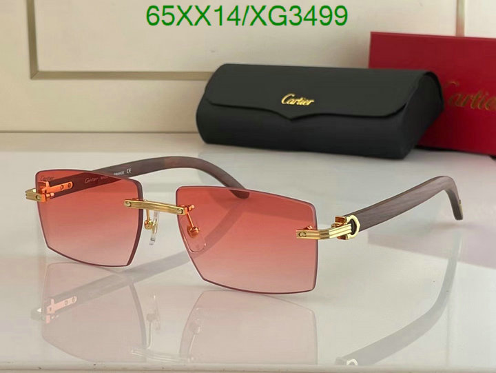 Glasses-Cartier, Code: XG3499,$: 65USD