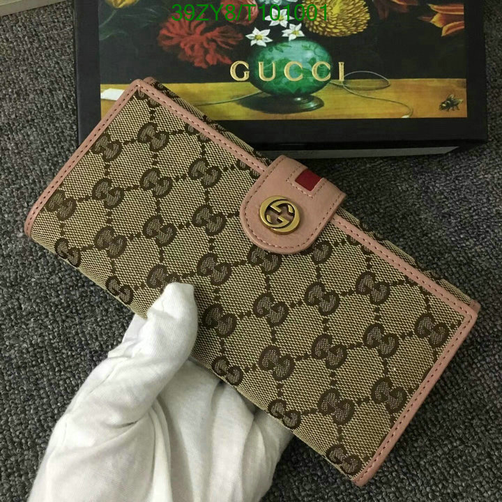 Gucci Bag-(4A)-Wallet-,Code: T101001,$:39USD