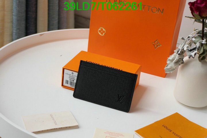 LV Bags-(Mirror)-Wallet-,Code: T062261,$: 39USD