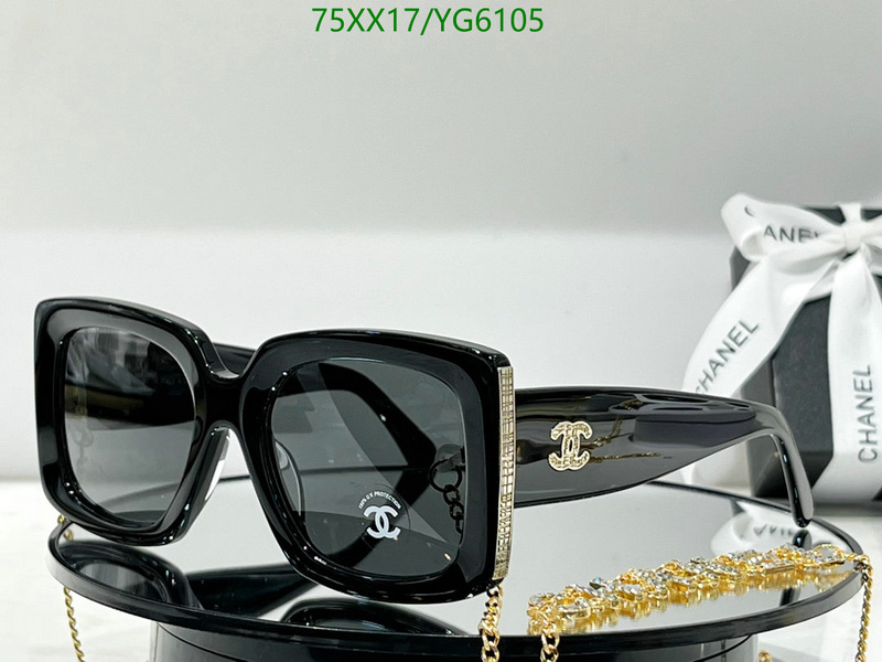 Glasses-Chanel,Code: YG6105,$: 75USD