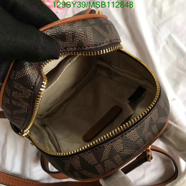 Michael Kors Bag-(Mirror)-Backpack-,Code: MSB112848,$: 129USD