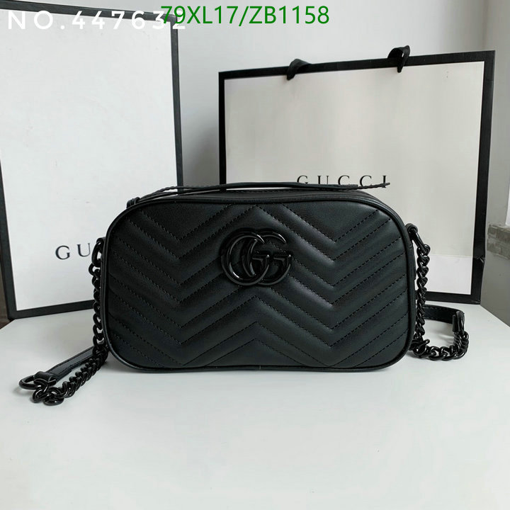 Gucci Bag-(4A)-Marmont,Code: ZB1158,$: 79USD