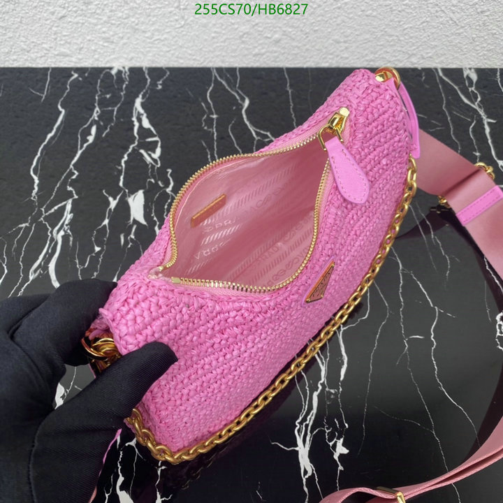 Prada Bag-(Mirror)-Re-Edition 2005,Code: HB6827,$: 255USD