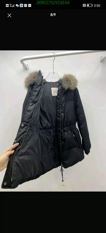 Down jacket Women-Moncler, Code: YC6534,$: 269USD