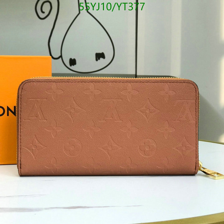 LV Bags-(4A)-Wallet-,Code: YT377,$: 55USD