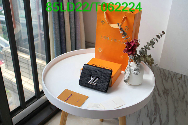 LV Bags-(Mirror)-Wallet-,Code: T062224,$: 85USD