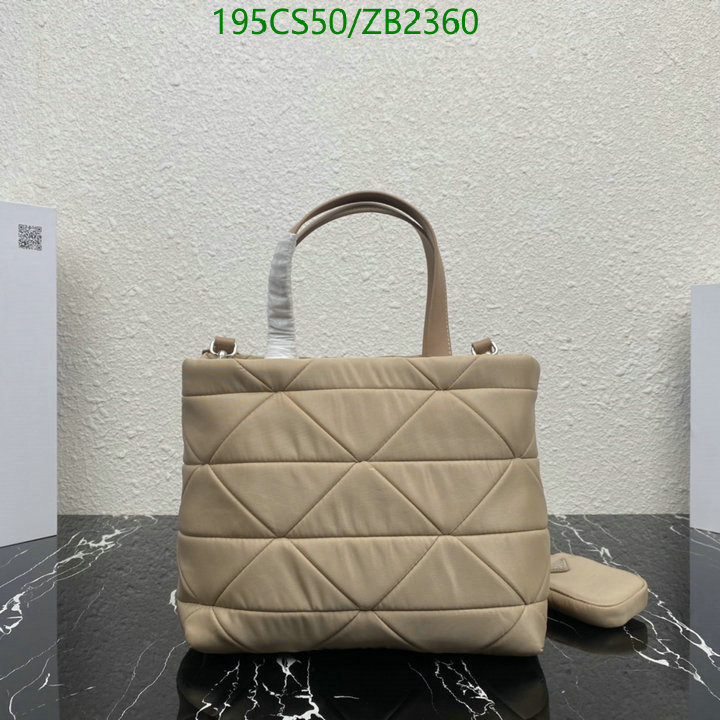 Prada Bag-(Mirror)-Handbag-,Code: ZB2360,$: 195USD