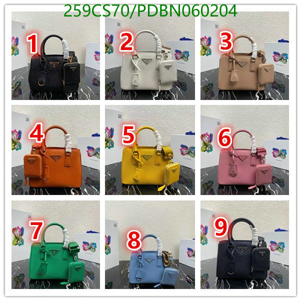 Prada Bag-(Mirror)-Handbag-,Code:PDBN060204,$:259USD