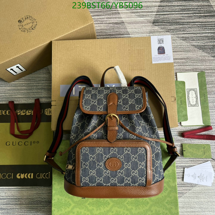 Gucci Bag-(Mirror)-Backpack-,Code: YB5096,$: 239USD