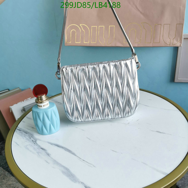 Miu Miu Bag-(Mirror)-Diagonal-,Code: LB4188,$: 299USD