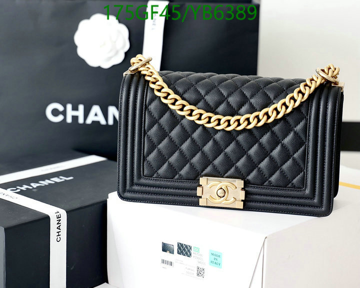 Chanel Bags -(Mirror)-Le Boy,Code: YB6389,$: 175USD