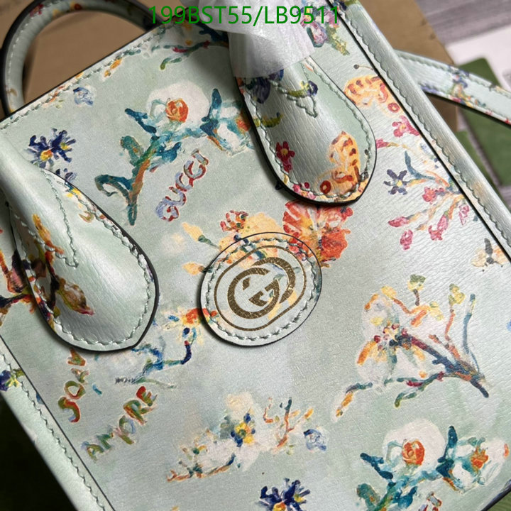 Gucci Bag-(Mirror)-Handbag-,Code: LB9511,$: 199USD