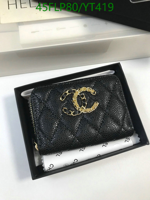 Chanel Bags ( 4A )-Wallet-,Code: YT419,$: 45USD