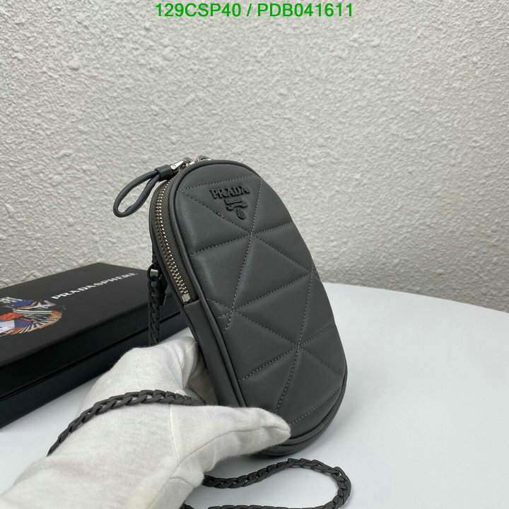 Prada Bag-(Mirror)-Diagonal-,Code: PDB041611,$: 129USD