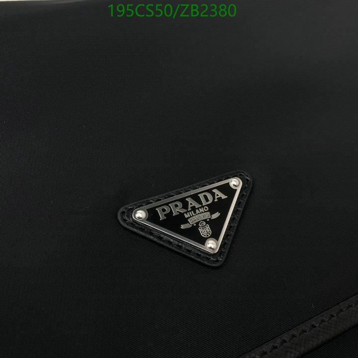 Prada Bag-(Mirror)-Diagonal-,Code: ZB2380,$: 195USD