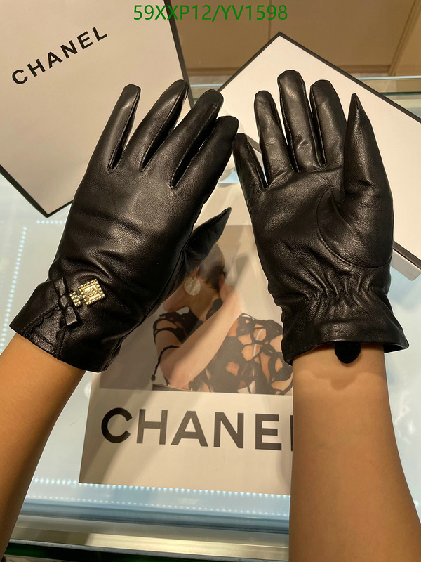 Gloves-Chanel, Code: YV1598,$: 59USD