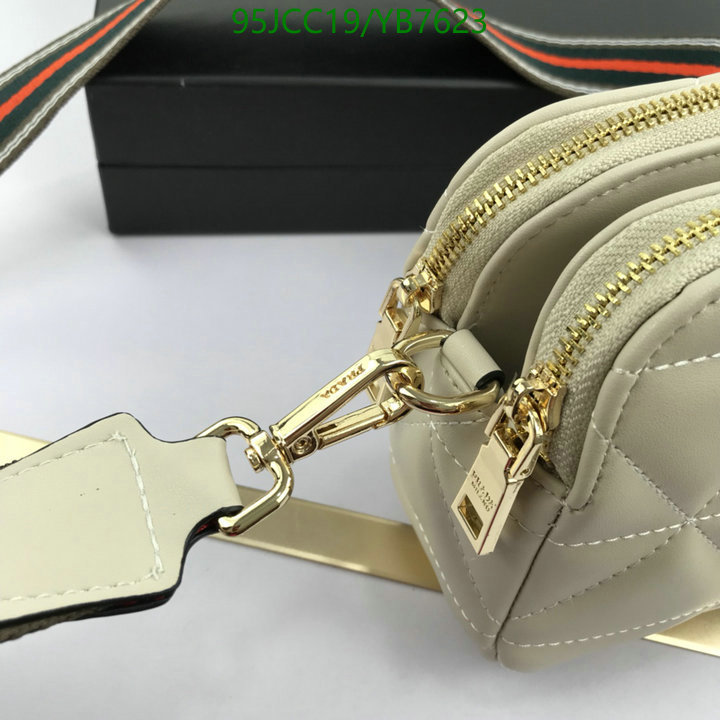 Prada Bag-(4A)-Diagonal-,Code: YB7623,$: 95USD