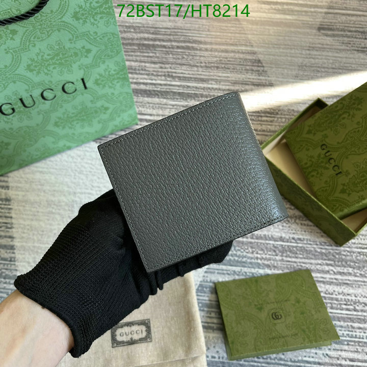 Gucci Bag-(Mirror)-Wallet-,Code: HT8214,$: 72USD