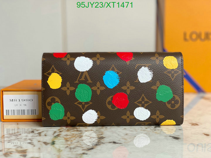 LV Bags-(Mirror)-Wallet-,Code: XT1471,$: 95USD