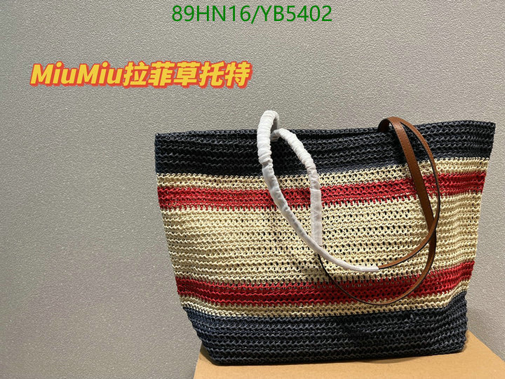 Miu Miu Bag-(4A)-Handbag-,Code: YB5402,$: 89USD