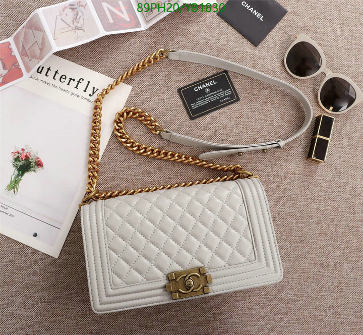 Chanel Bags ( 4A )-Le Boy,Code: YB1830,$: 89USD
