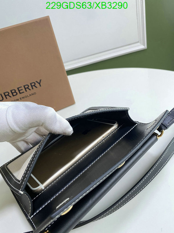 Burberry Bag-(Mirror)-Diagonal-,Code: XB3290,$: 229USD
