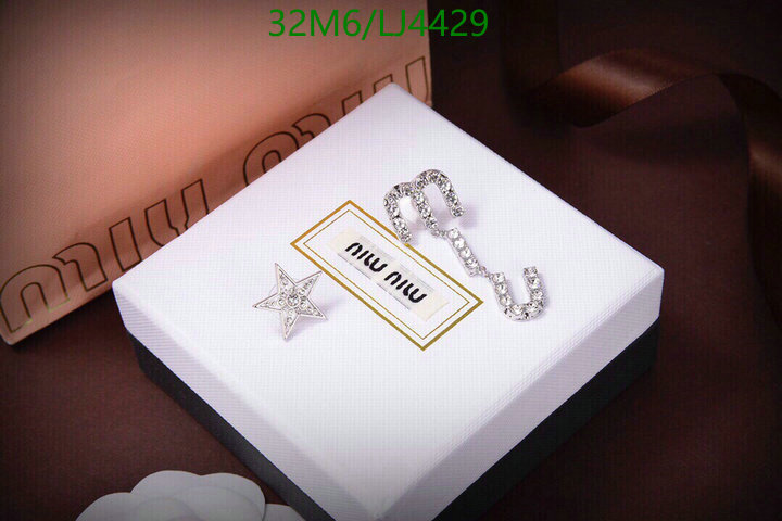 Jewelry-MiuMiu, Code: LJ4429,$: 32USD