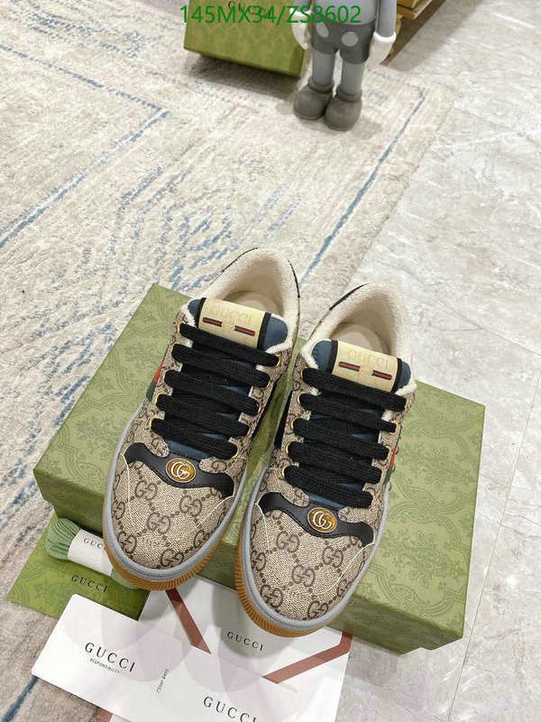 Men shoes-Gucci, Code: ZS8602,$: 145USD